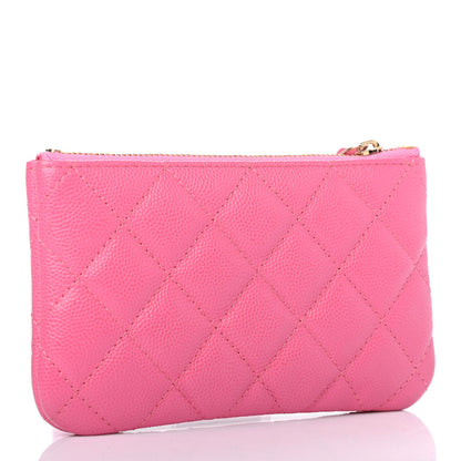 Chanel Caviar Quilted Small Cosmetic Case Pink 2 of 4