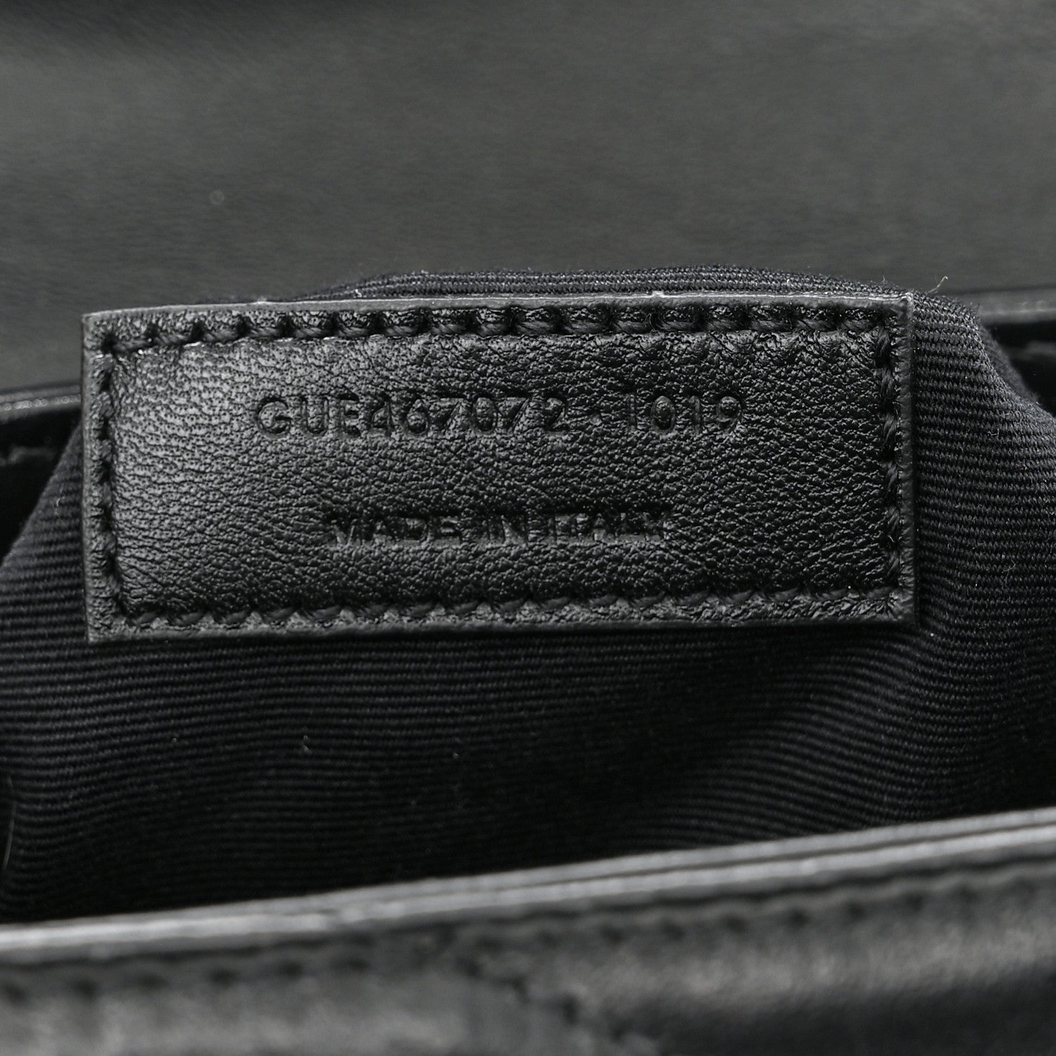 Saint Laurent Calfskin Y Quilted Monogram Toy Loulou Crossbody Bag Black 8 of 13