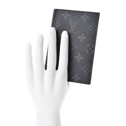 Louis Vuitton Monogram Eclipse Passport Cover 2 of 7