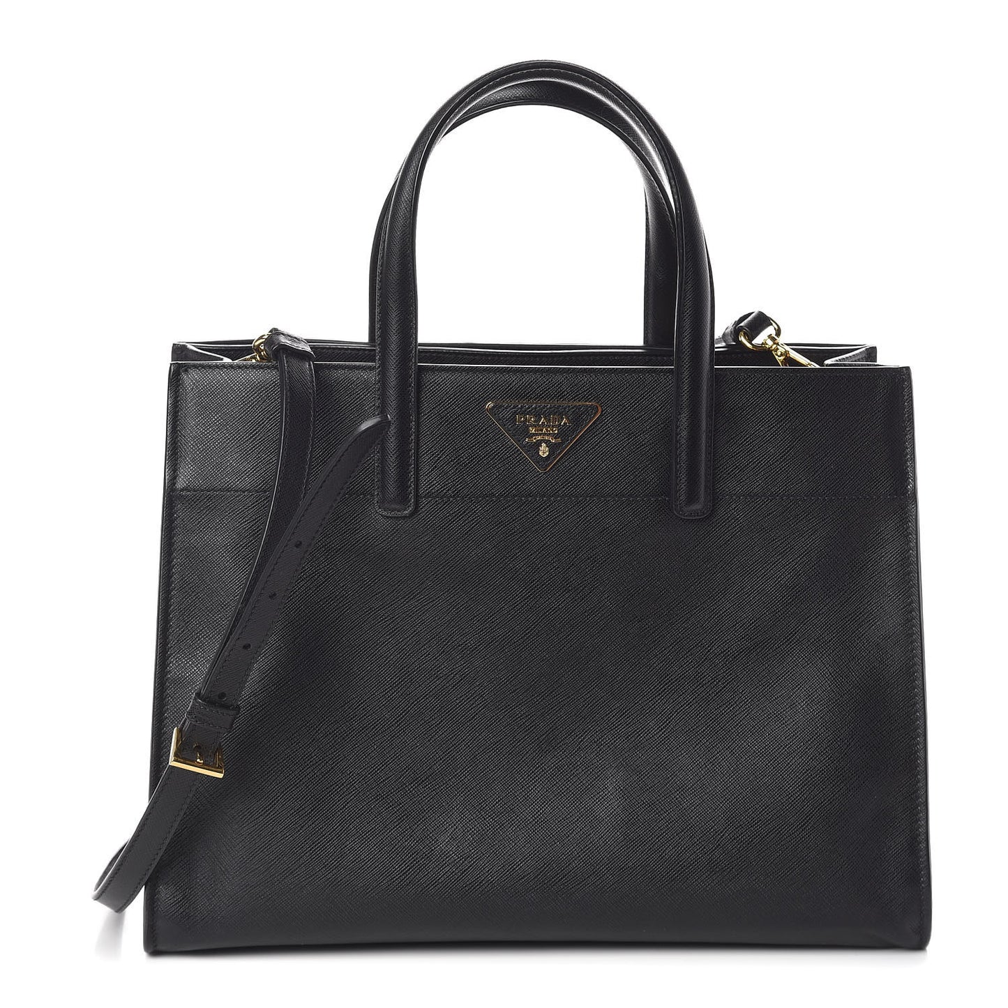 Saffiano Soft Tote Black