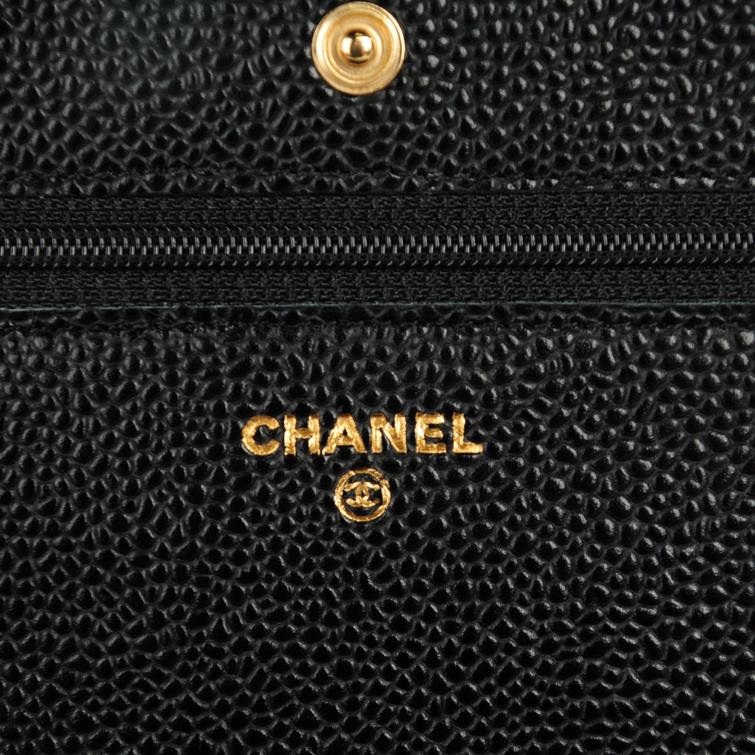 Chanel Caviar Quilted Wallet On Chain WOC Black 6 of 7