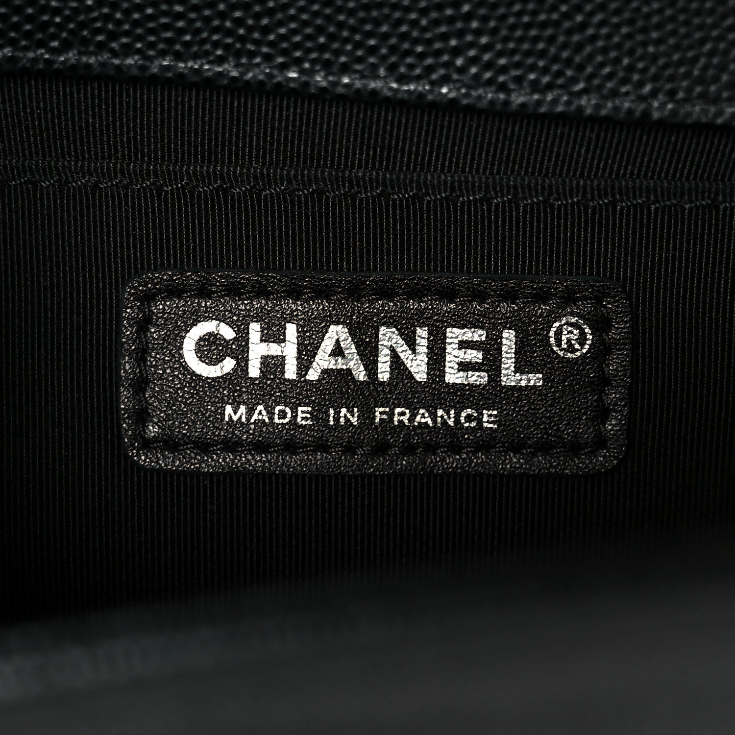 Chanel Caviar Quilted Medium Boy Flap Black 6 of 10