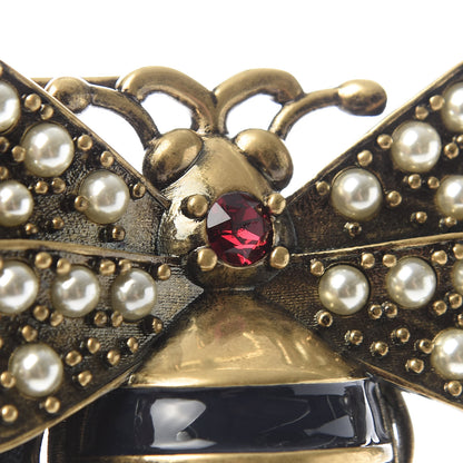 Gucci Web Queen Margaret Bee Belt 70 28 Red Navy 5 of 6