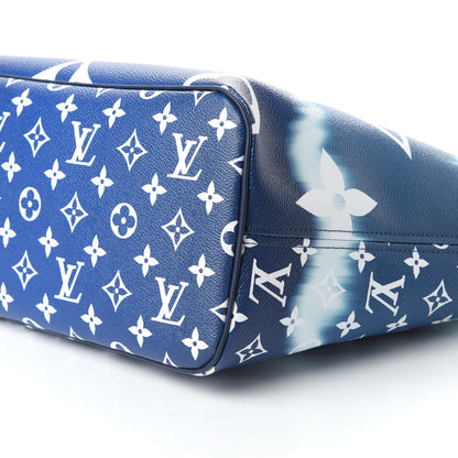 Louis Vuitton Monogram Escale Neverfull MM Blue 7 of 10