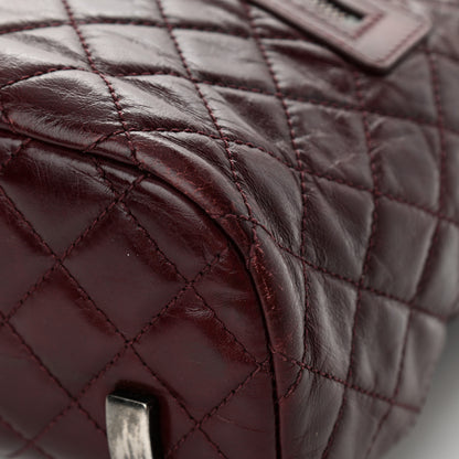 Chanel Glazed Calfskin Quilted Small Salzburg Backpack Burgundy 12 of 15