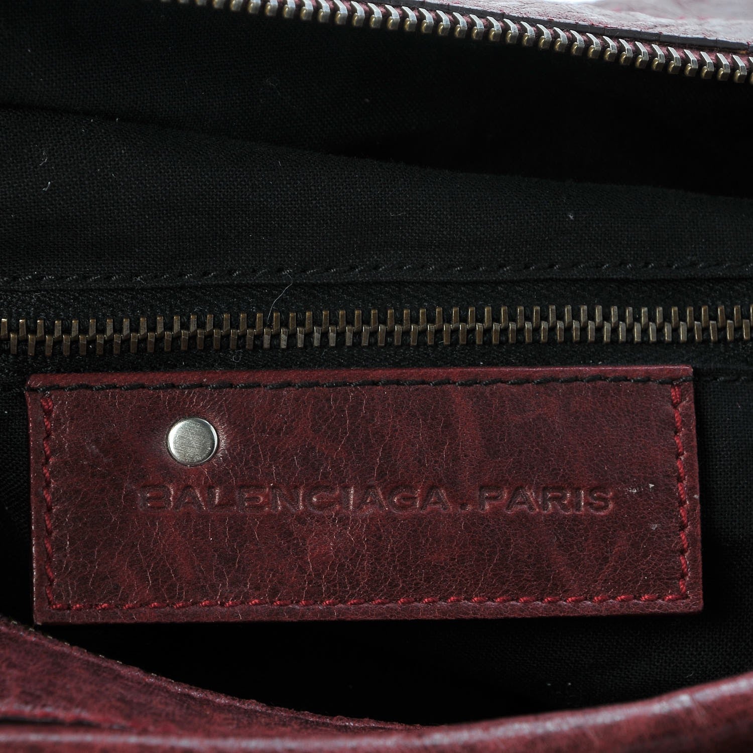 Balenciaga Chevre Classic Hardware Twiggy Rouge Grenat 7 of 9