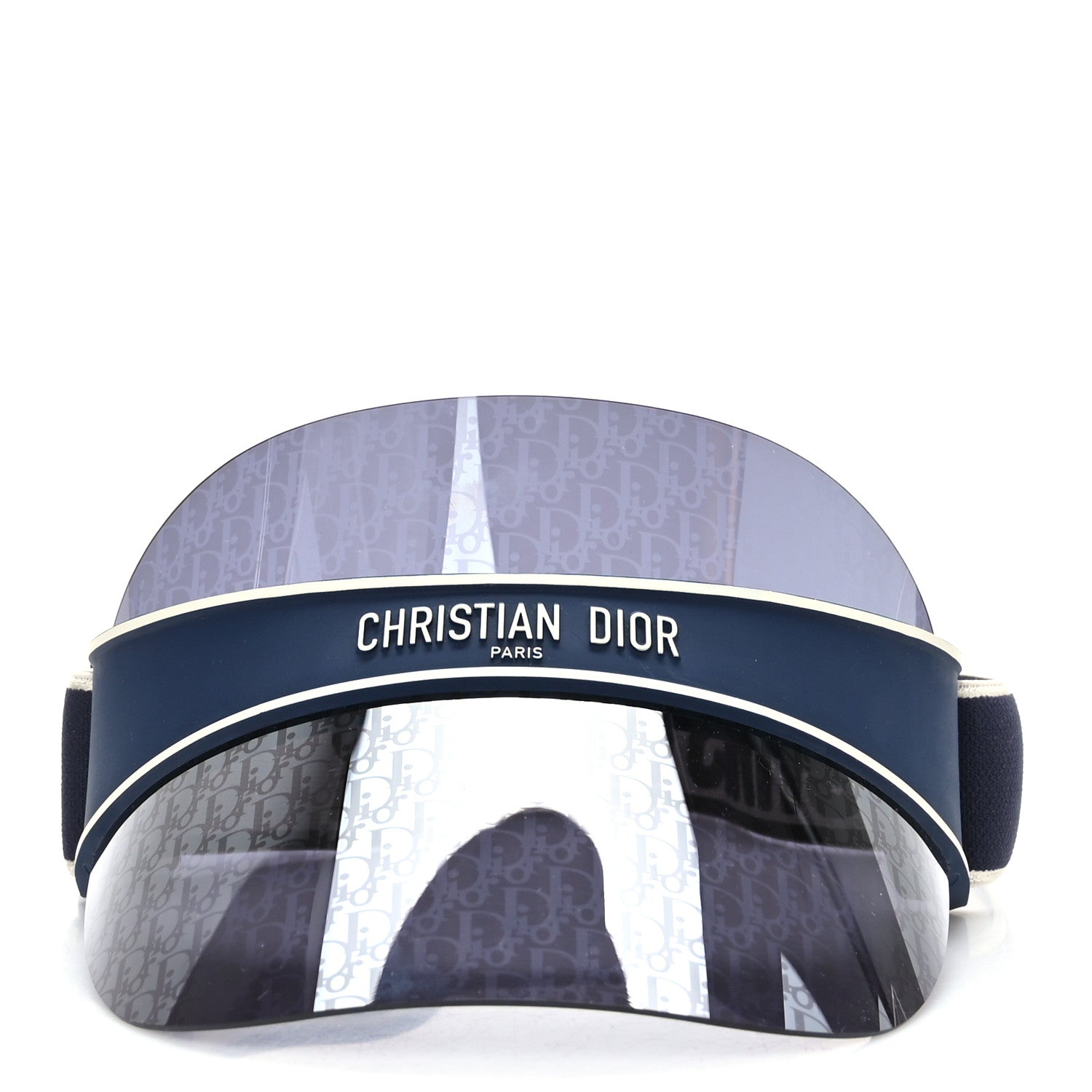 Christian Dior Oblique DiorClub V1U Sun Visor Blue 2 of 7