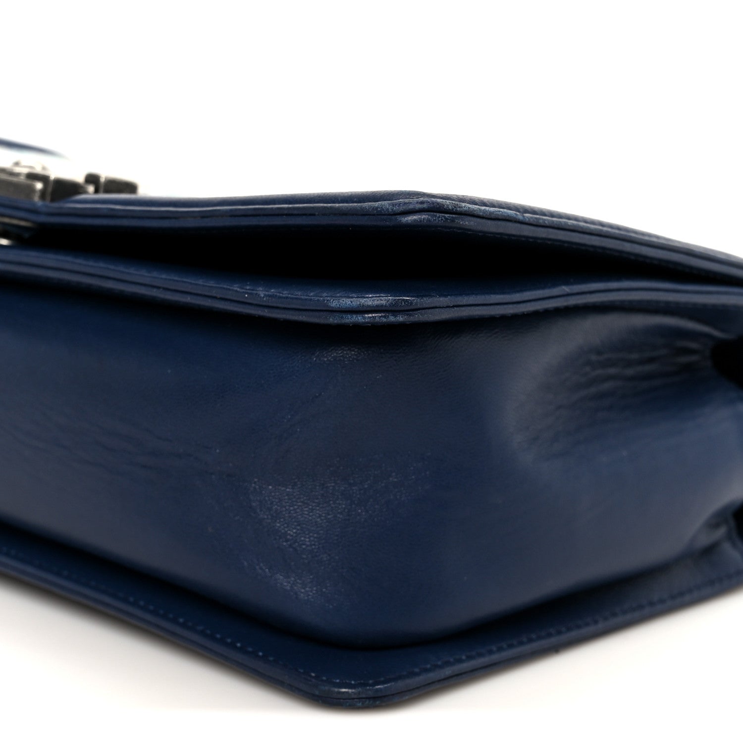 Chanel Lambskin Tile Medium Mosaic Boy Flap Navy Multicolor 10 of 11