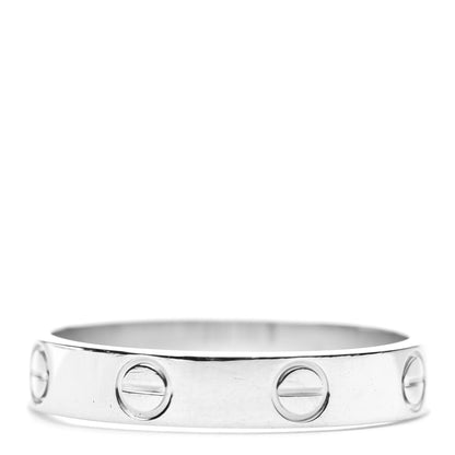 Cartier Platinum 3.5mm LOVE Wedding Band Ring 55 7.25 3 of 4