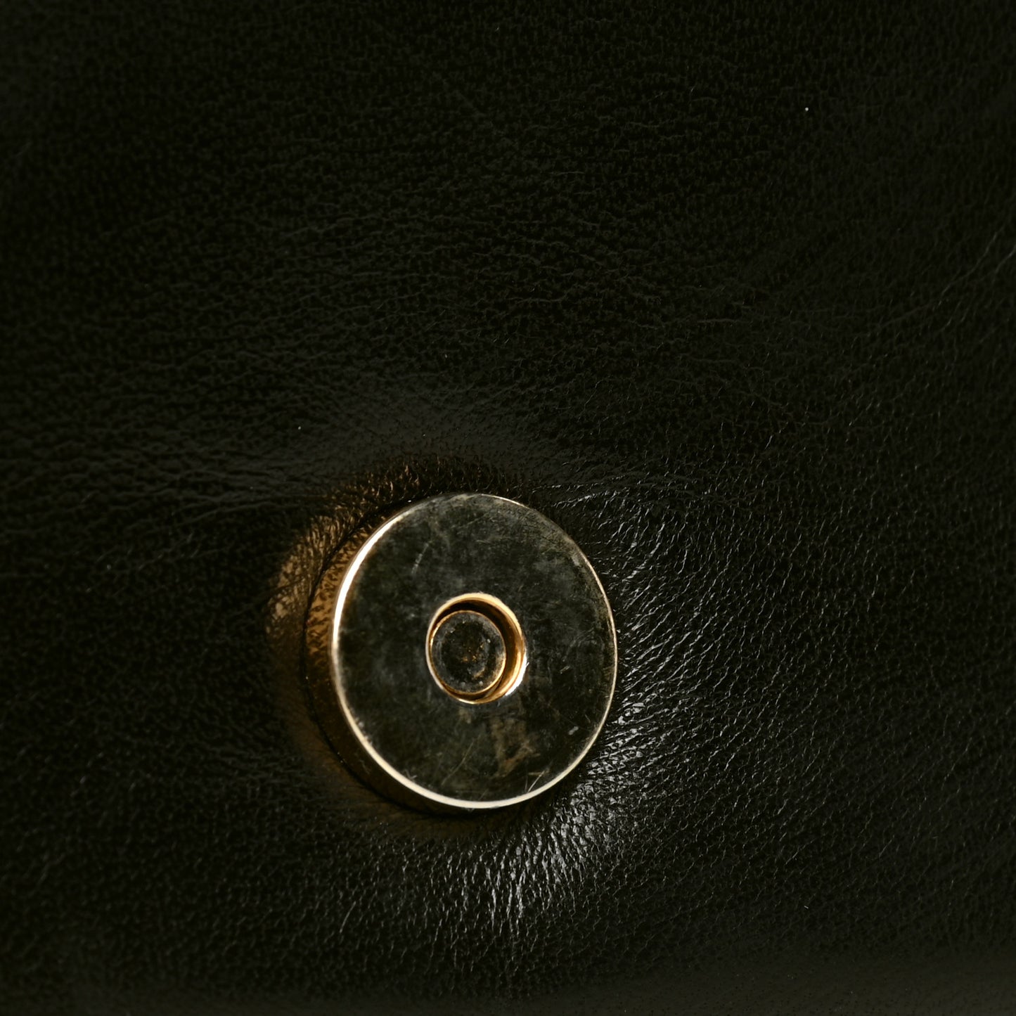 Lambskin Quilted CC Small Single Flap Black
