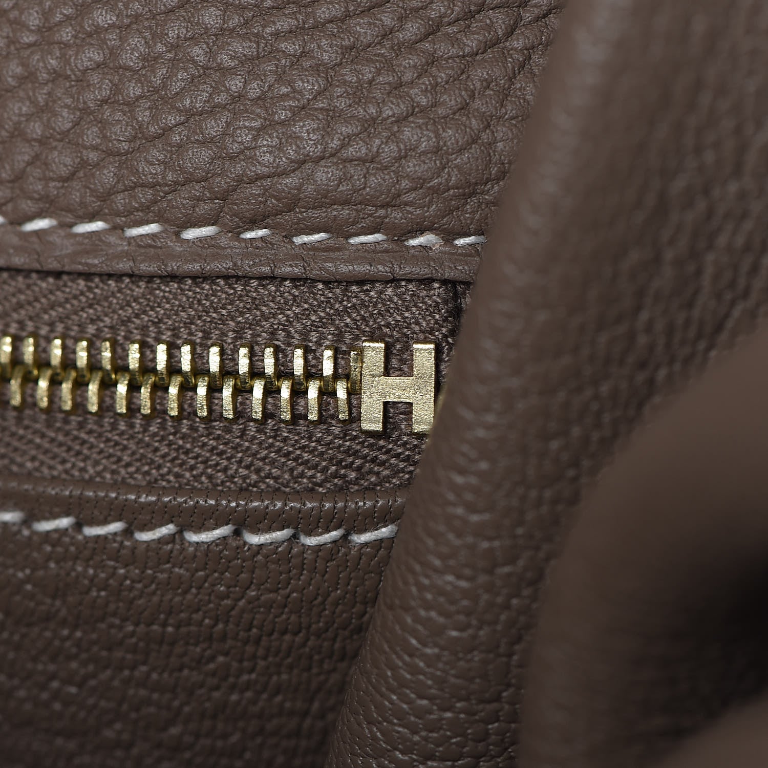Hermes Togo Kelly Retourne 32 Etoupe 26 of 38