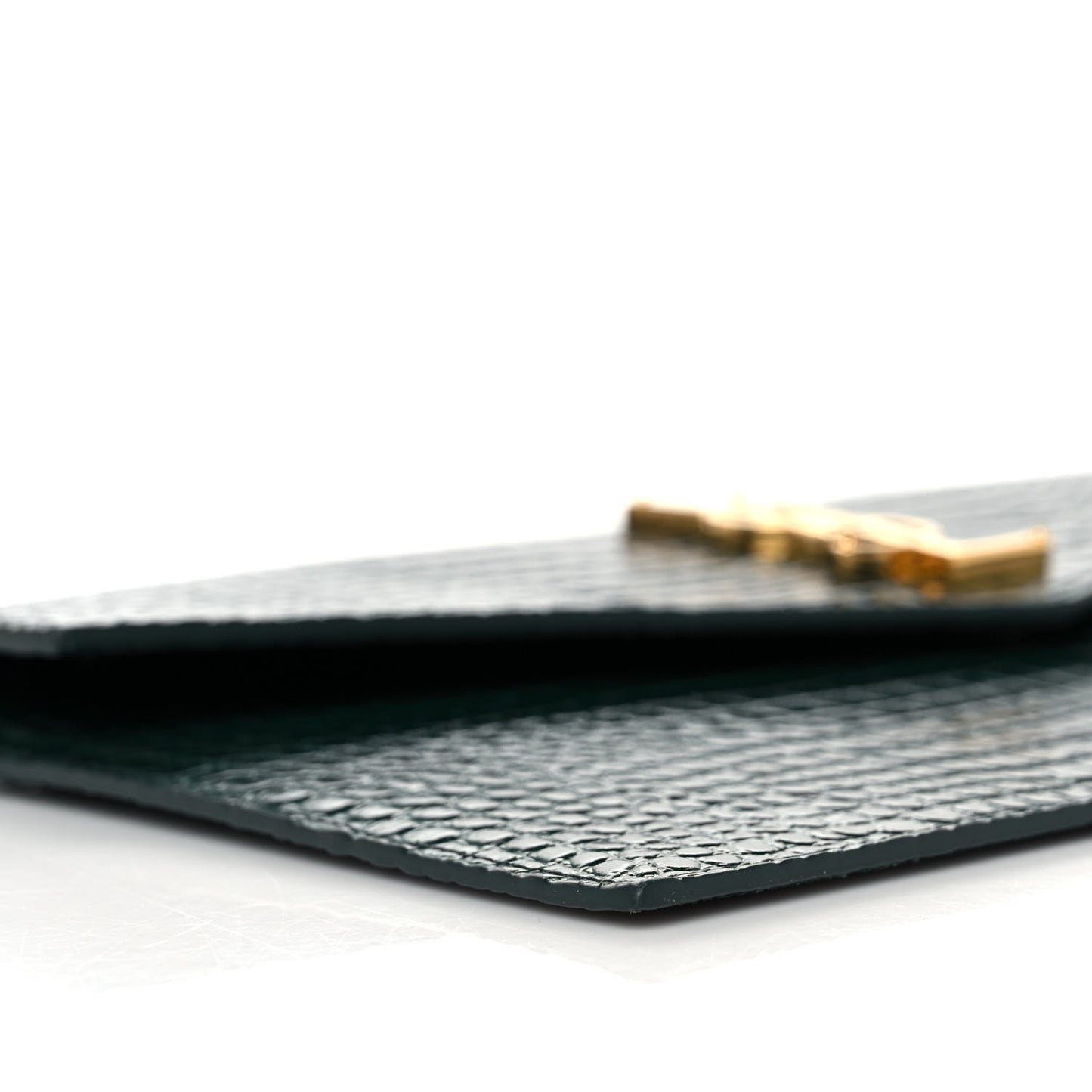 Calfskin Crocodile Embossed Uptown Monogram Pouch Mint