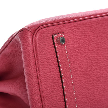 Hermes Epsom Candy Birkin 35 Rose Tyrien Rubis 38 of 41