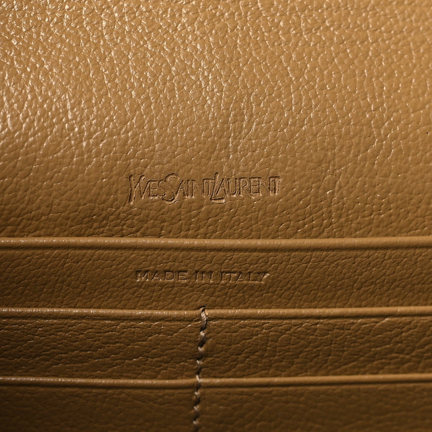 Saint Laurent Calfskin Belle de Jour Chain Clutch Beige 5 of 7