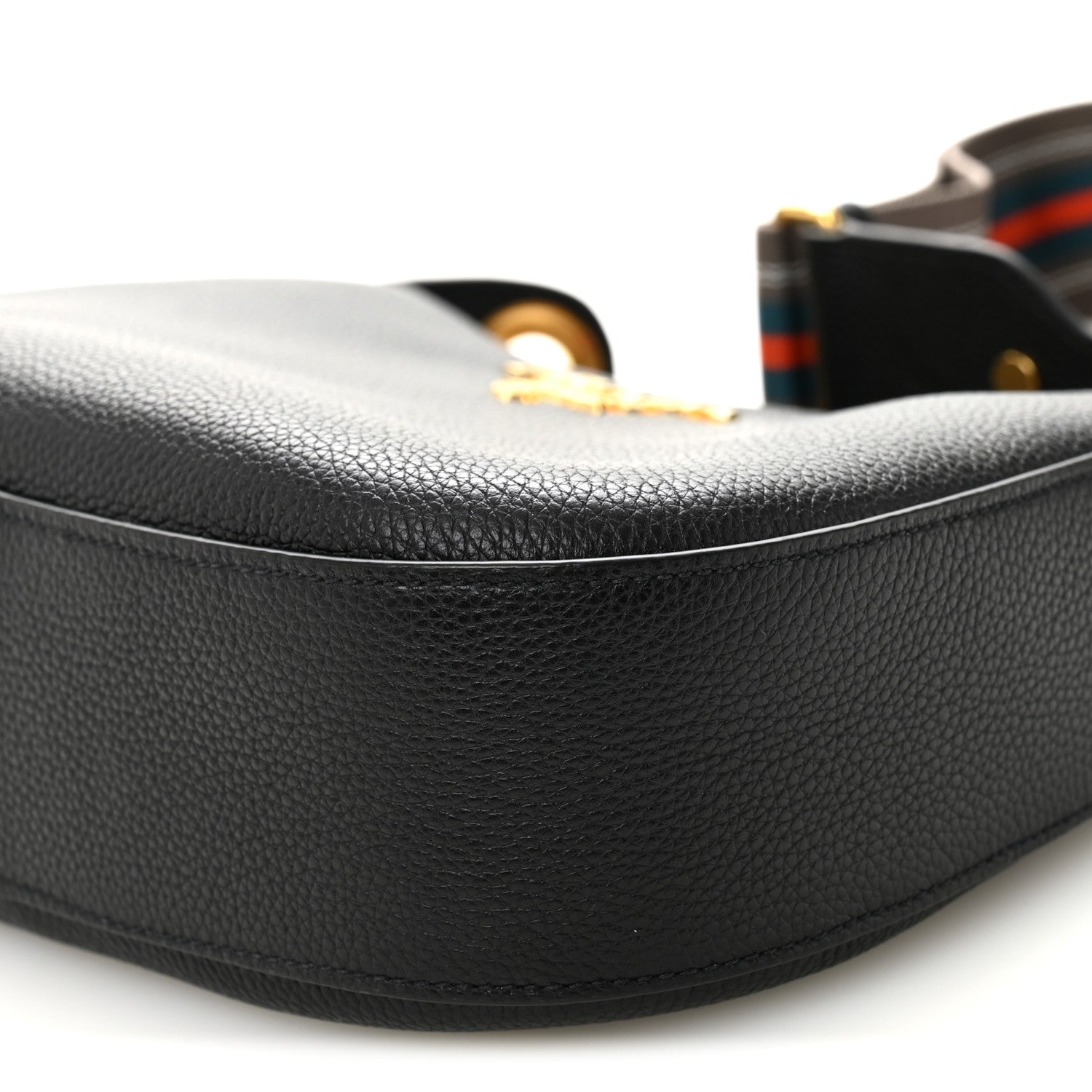 Prada Vitello Phenix Small Zippered Messenger Hobo Black 9 of 10