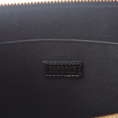 Versace Vitello Zip Pouch Black 5 of 7