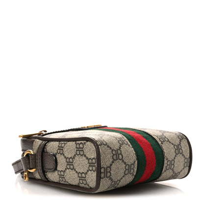 Gucci X BALENCIAGA BB Supreme Monogram Web Mini Ophidia Messenger Beige New Acero 3 of 11