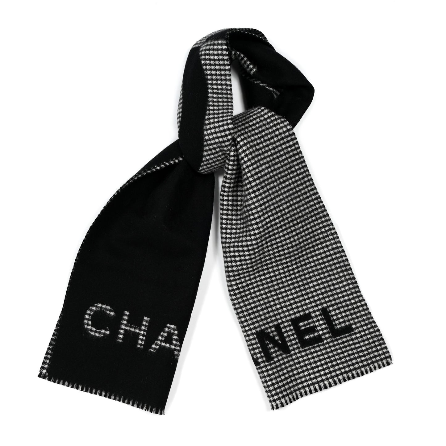 Cashmere CC Stole Black Grey