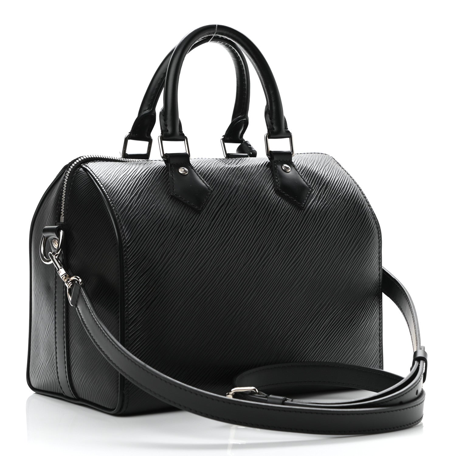 Louis Vuitton Epi Speedy Bandouliere 25 Black 3 of 9