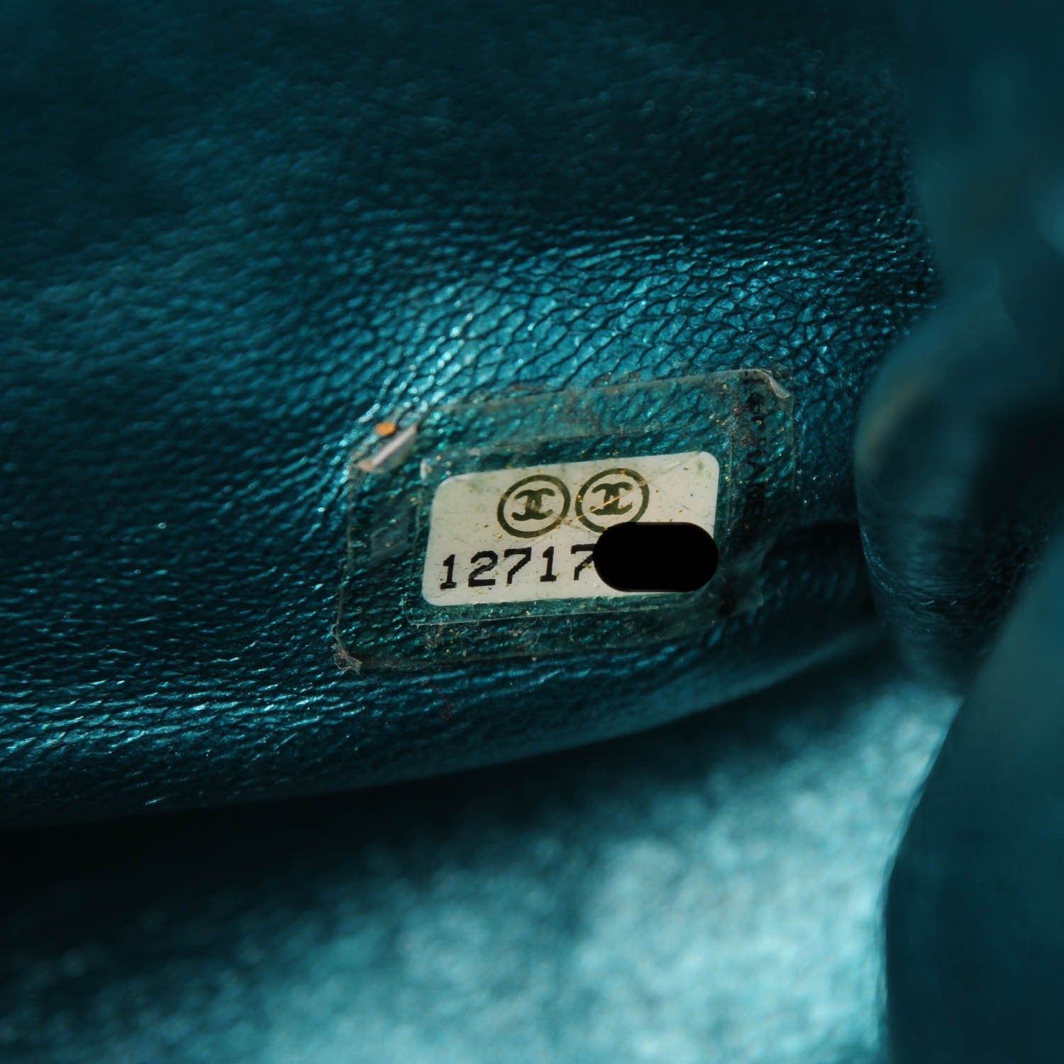 Chanel Metallic Calfskin Quilted 2.55 Reissue 227 Flap Turquoise 8 of 10