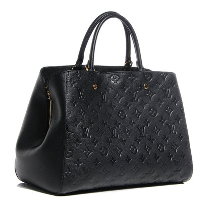 Louis Vuitton Empreinte Montaigne GM Black 3 of 7