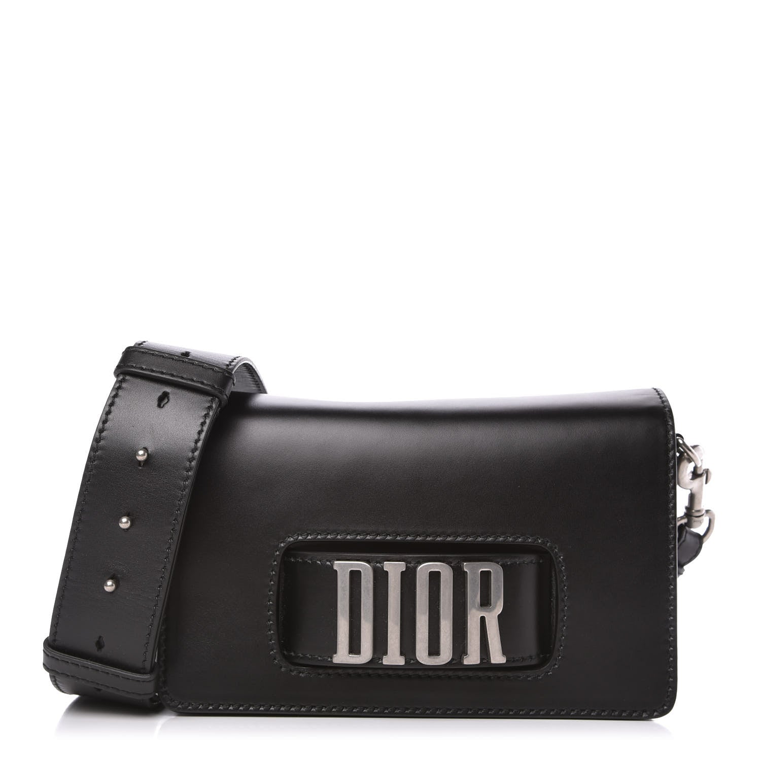 Christian Dior Smooth Calfskin Dio(r)evolution Flap Bag Black 1 of 10