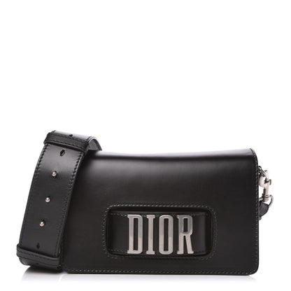 Christian Dior Smooth Calfskin Dio(r)evolution Flap Bag Black 1 of 10