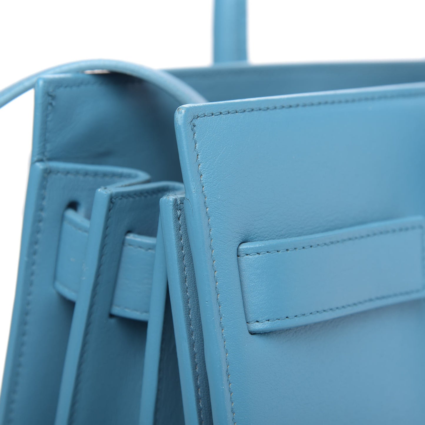 Calfskin Small Sac De Jour Light Blue