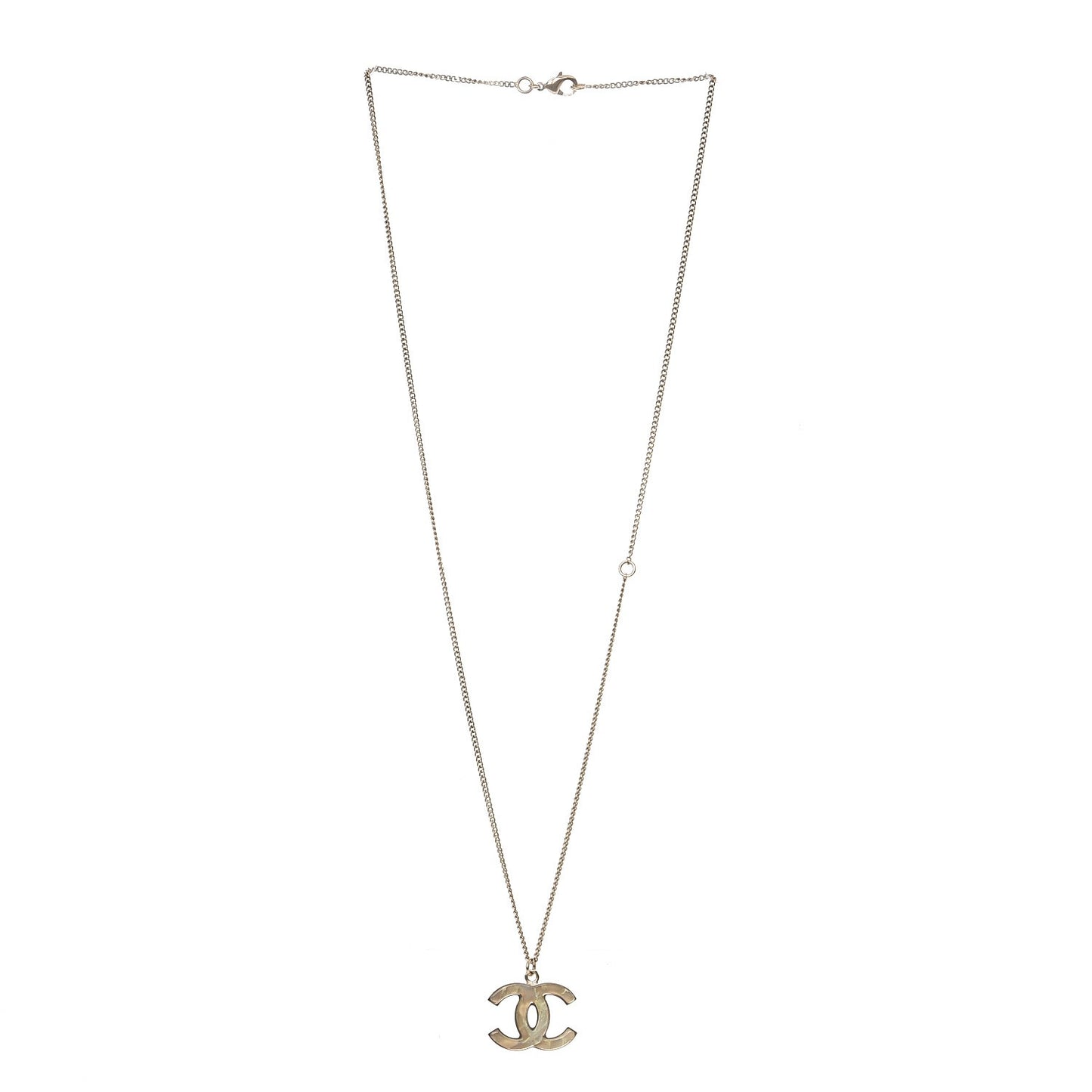 Resin CC Necklace Gold