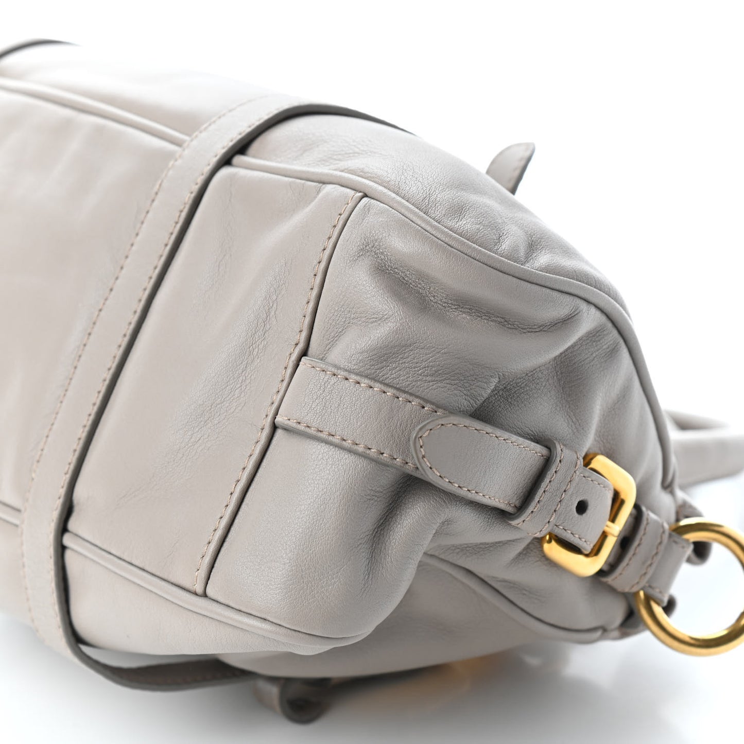 Soft Calfskin Shopping Satchel Argilla