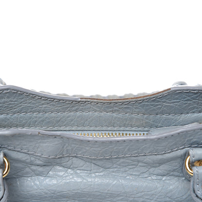 Balenciaga Agneau Giant 12 Gold Hardware Mini City Bleu Opaline 13 of 15