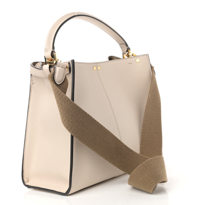 Fendi Vitello Seta Century Medium Peekaboo X-Lite Camelia Barolo 3 of 10
