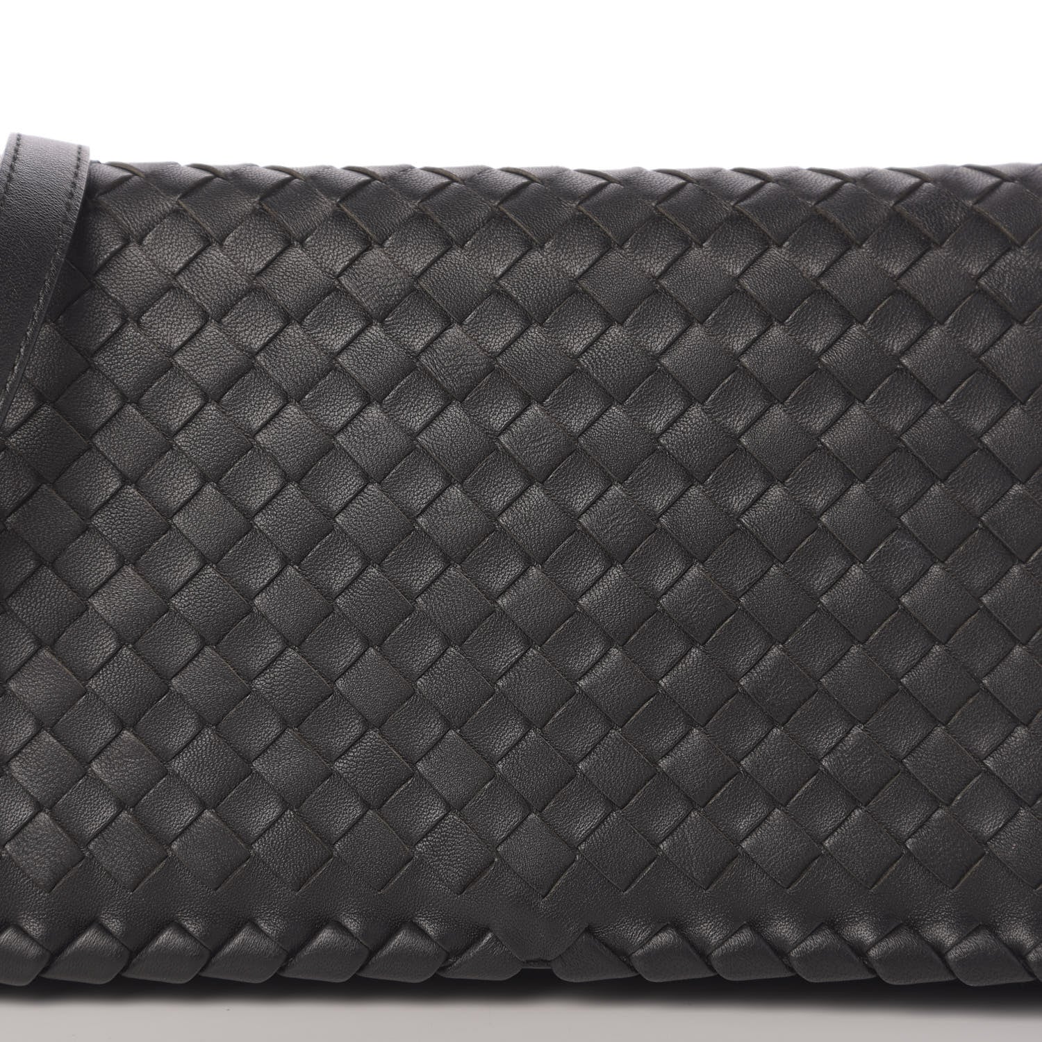 Bottega Veneta Nappa Intrecciato Dahlia Clutch Crossbody Black 9 of 9
