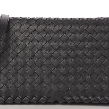 Bottega Veneta Nappa Intrecciato Dahlia Clutch Crossbody Black 9 of 9