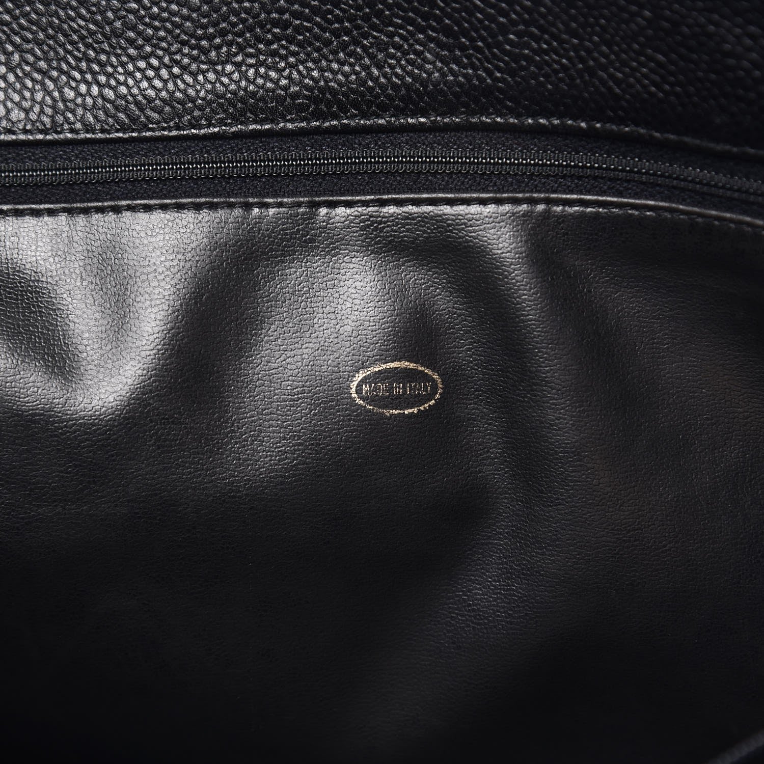 Chanel Caviar CC Tote Black 7 of 10