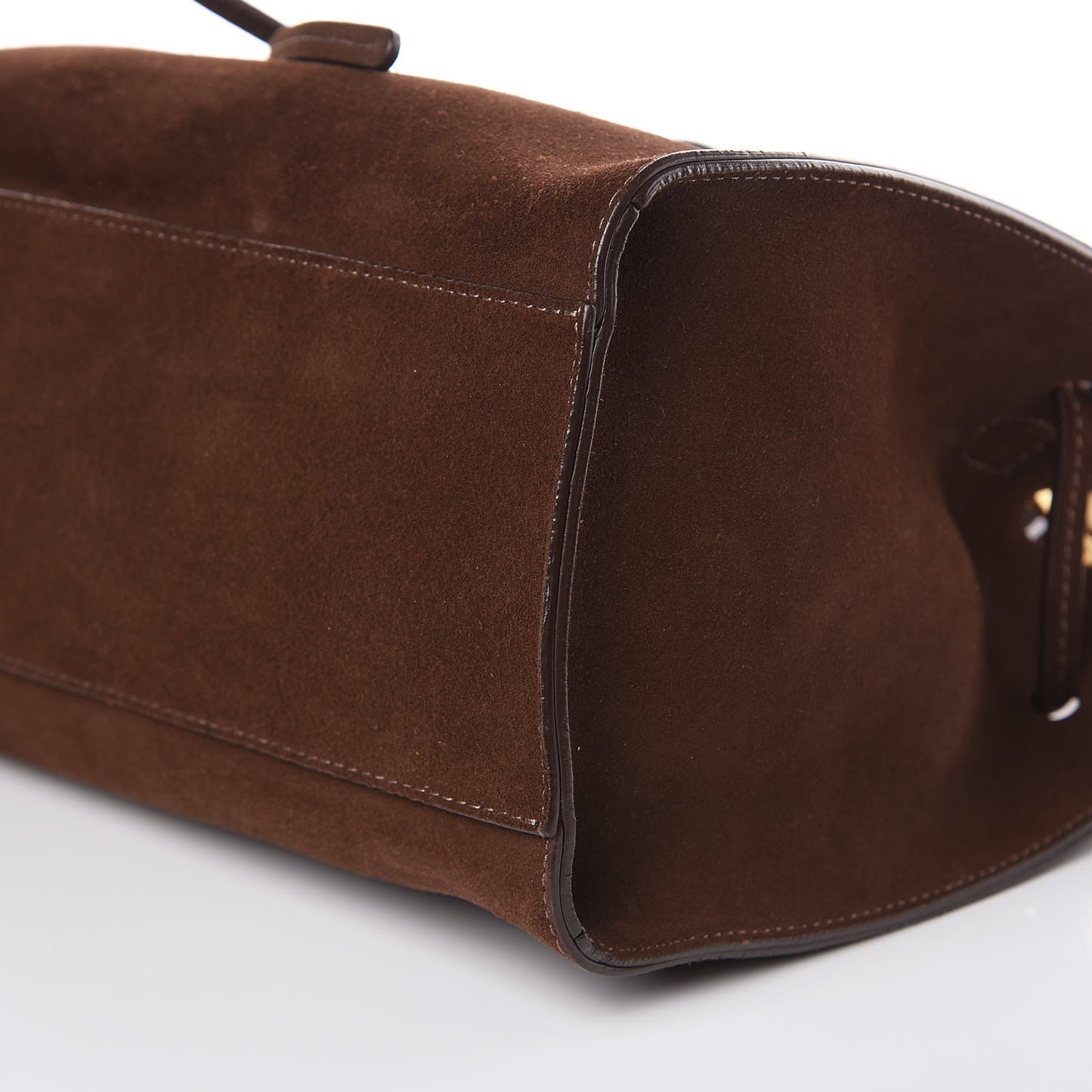 Suede Mini Sun Bag Chocolate
