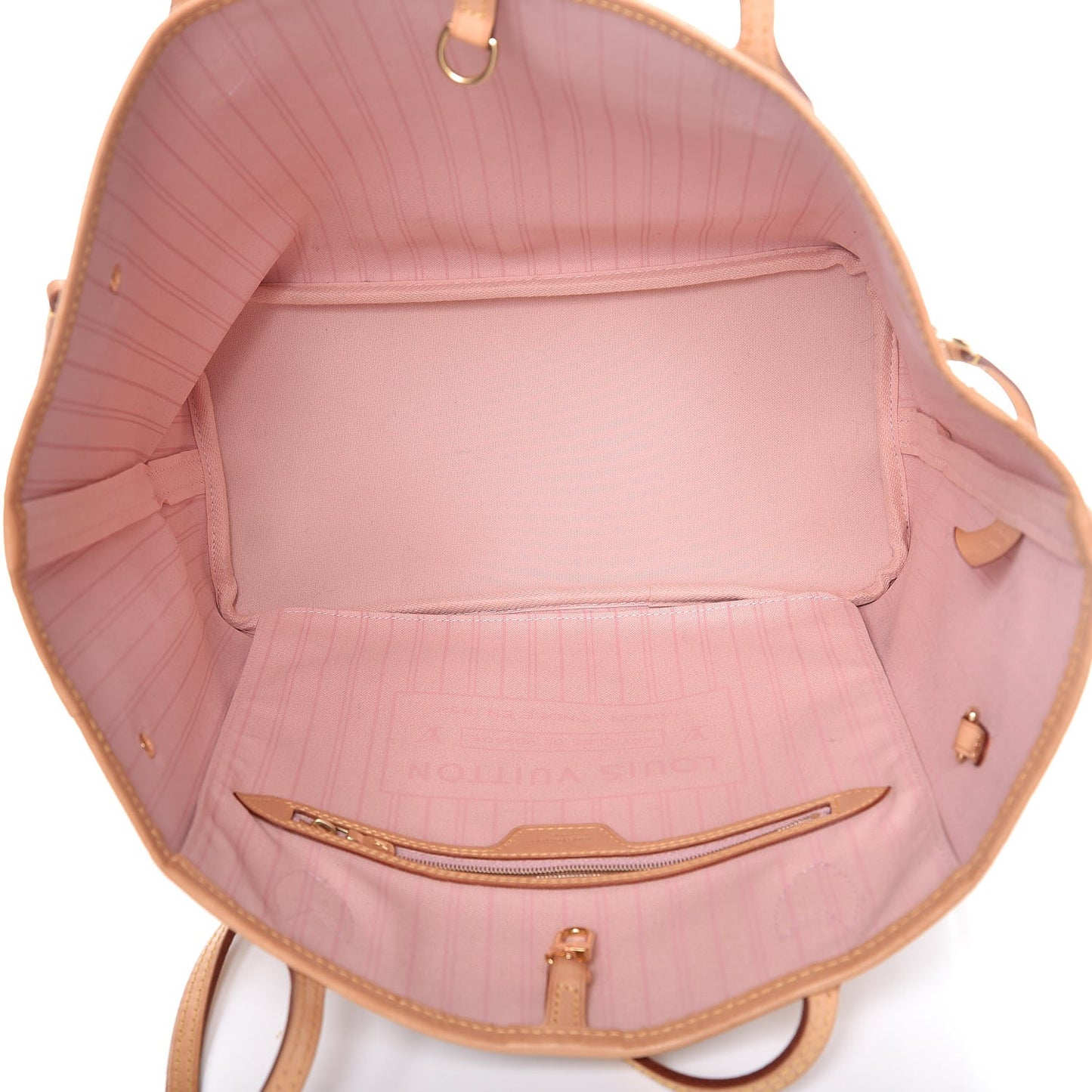 Damier Azur Neo Neverfull MM Rose Ballerine