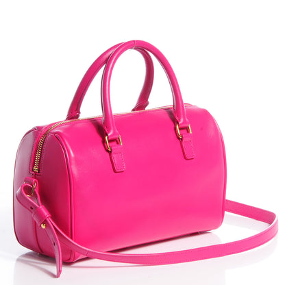 Saint Laurent Calfskin Duffle 3 Fuschia 3 of 8