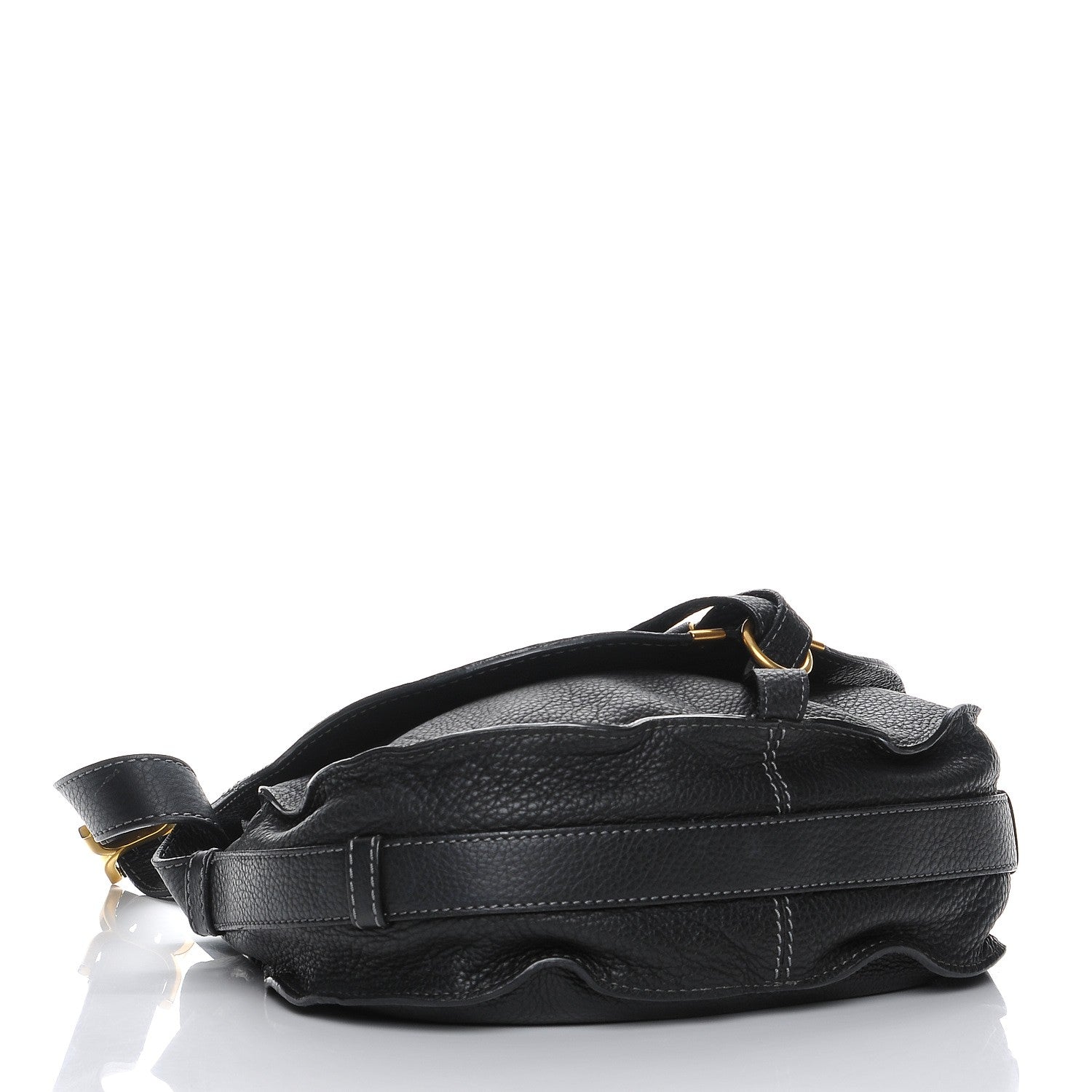Chloe Calfskin Medium Marcie Round Crossbody Bag Black 4 of 8