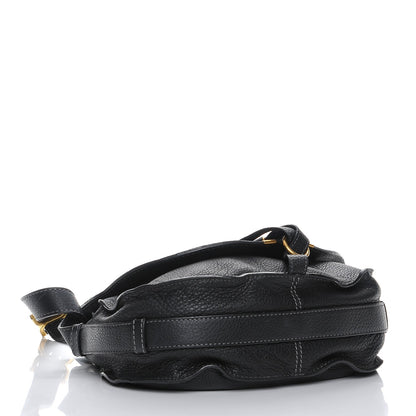 Chloe Calfskin Medium Marcie Round Crossbody Bag Black 4 of 8