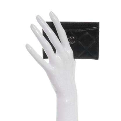 Chanel Lambskin Quilted Card Holder Black 2 of 8