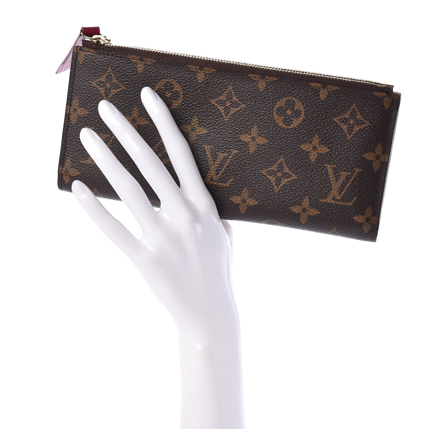 Louis Vuitton Monogram Adele Wallet Fuchsia 2 of 7