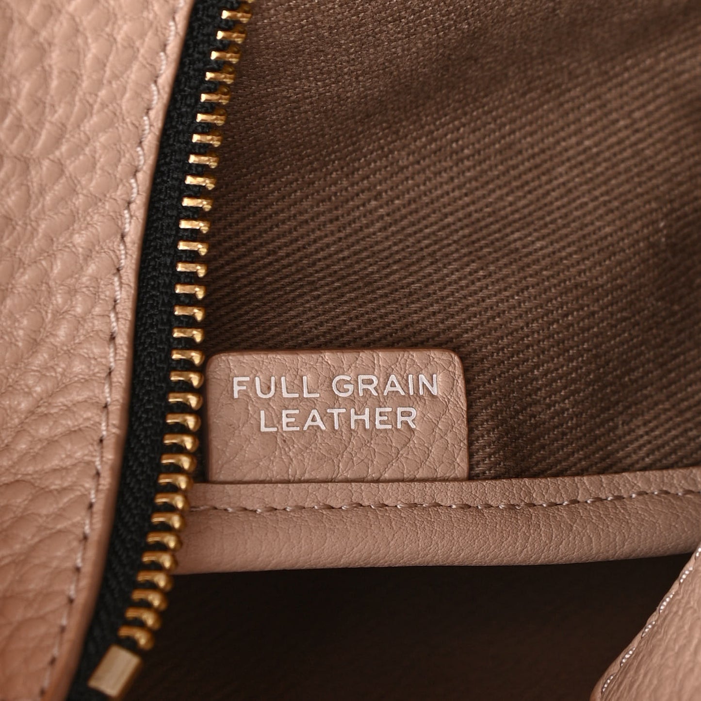 Grained Calfskin Small The Tote Bag Rose Dust