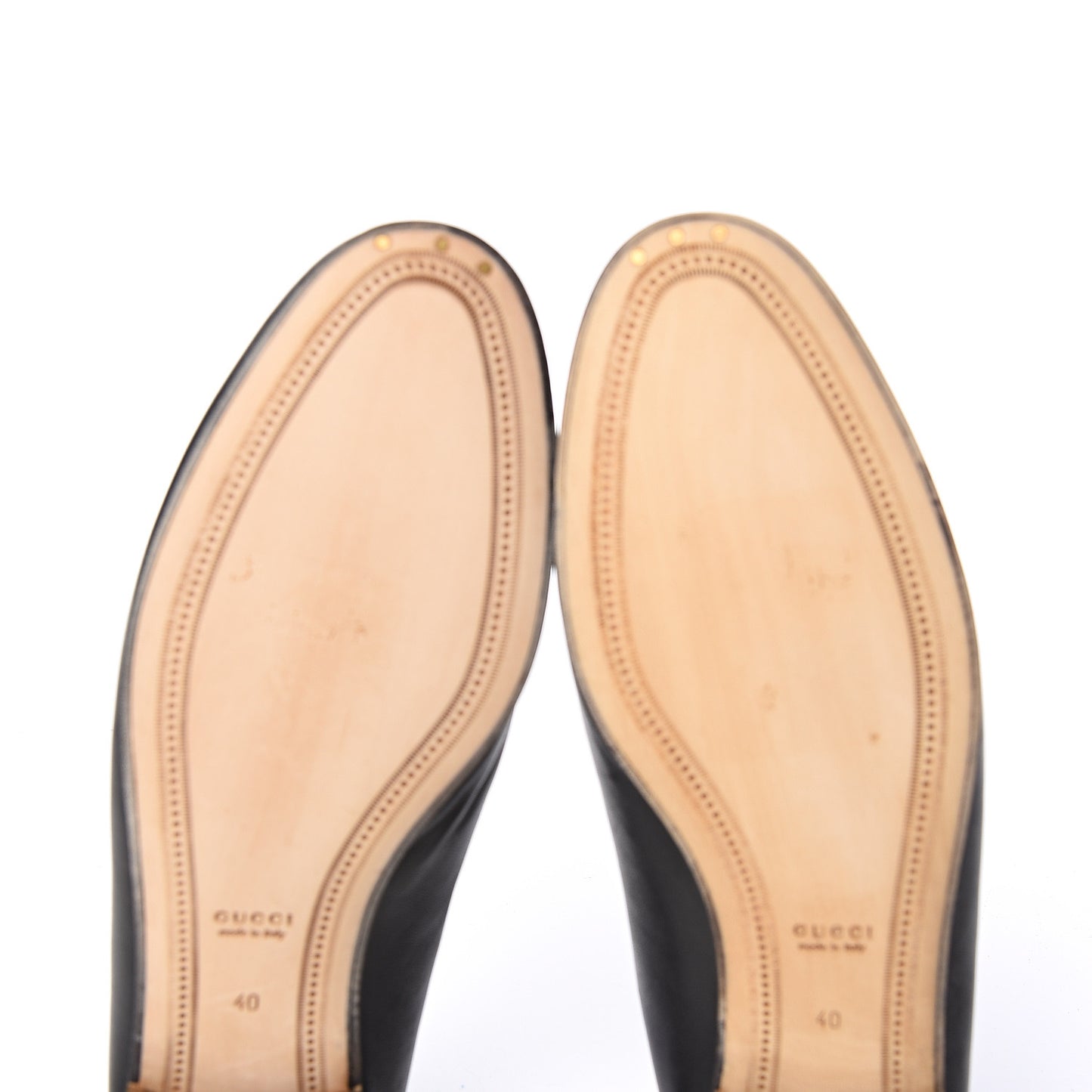 Lambskin Womens Brixton Horsebit Loafers 40 Black