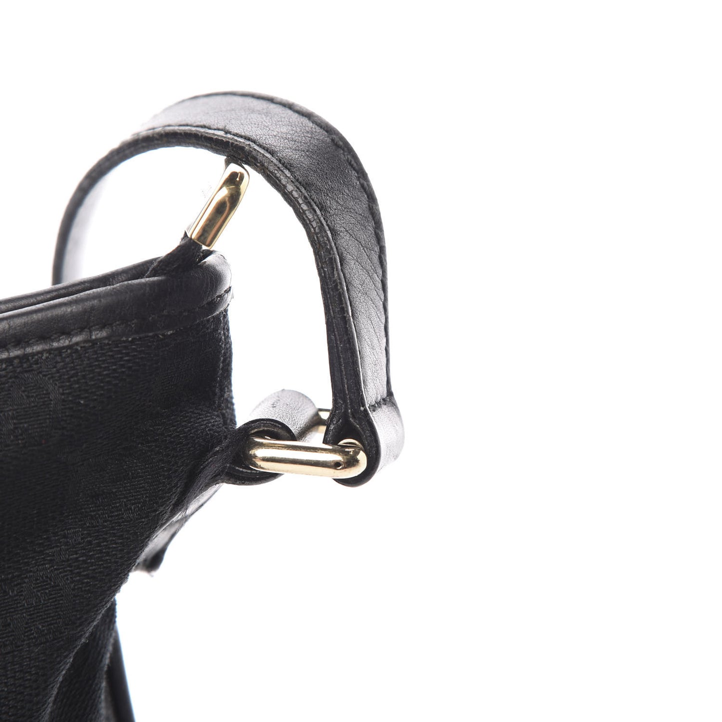 Monogram Medium New Britt Half Moon Hobo Black