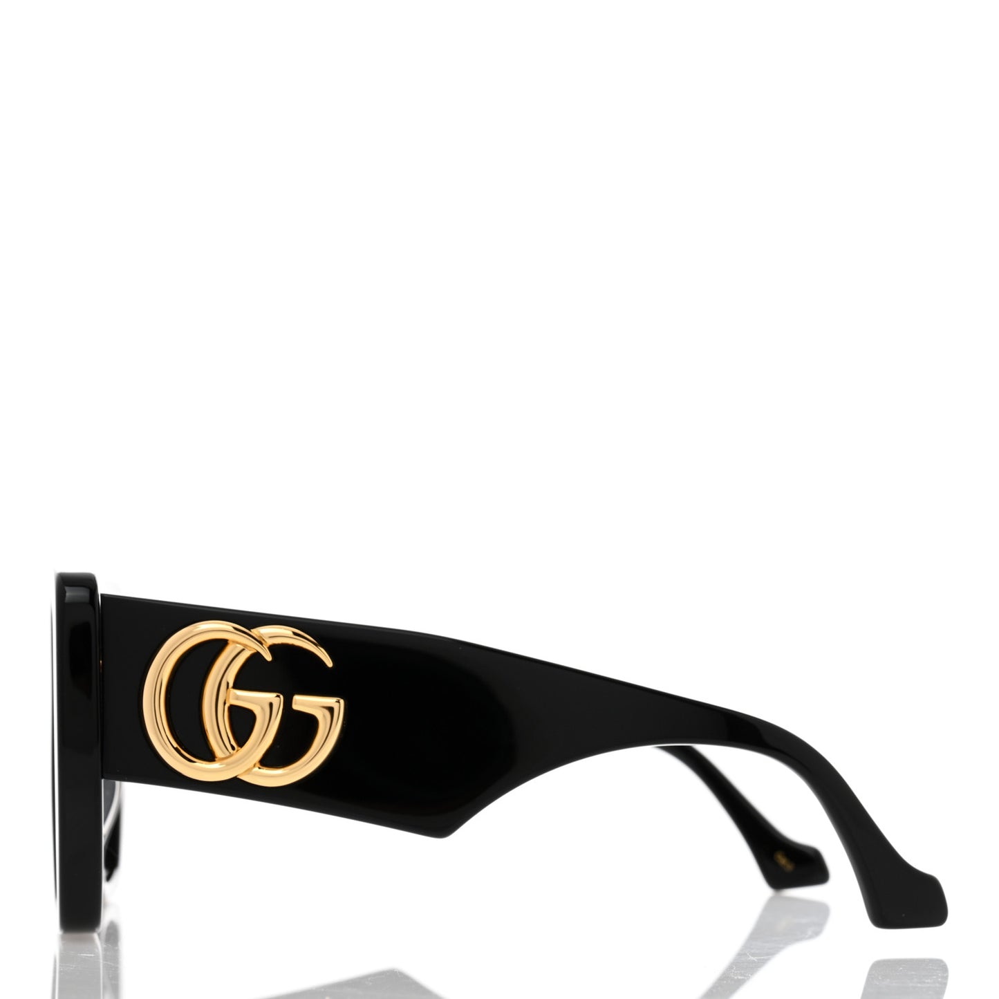 Acetate Square Frame Sunglasses GG0956S Black