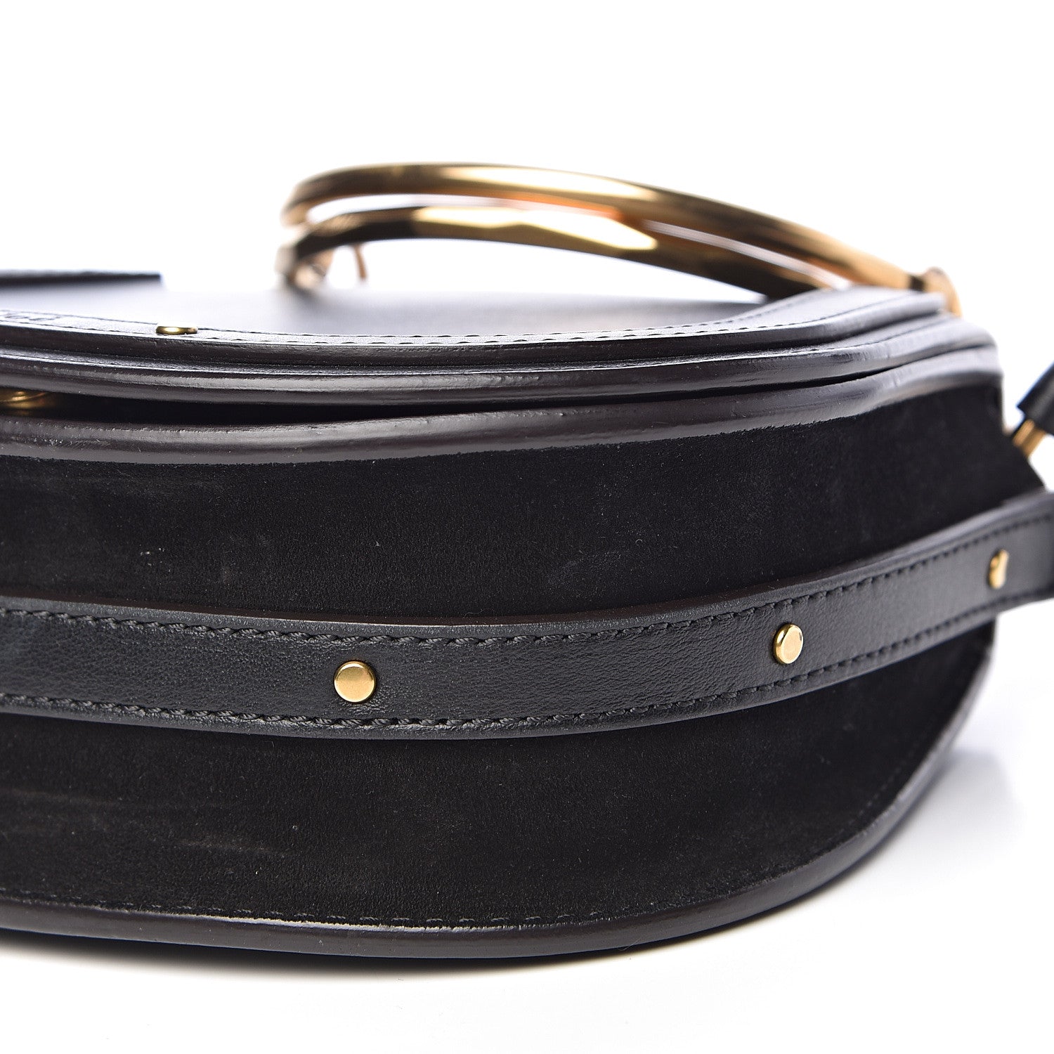 Chloe Calfskin Small Nile Bracelet Bag Black 10 of 11