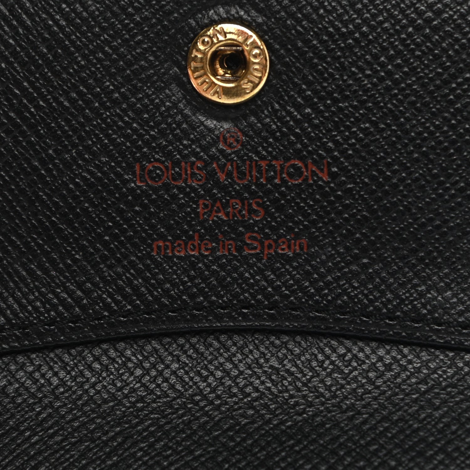 Louis Vuitton Epi Porte-Monnaie Simple Coin Purse Black 6 of 8