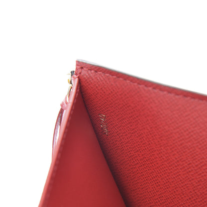 Louis Vuitton Damier Ebene Victorine Wallet Cherry 7 of 9