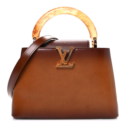 Louis Vuitton Calfskin Resin Capucines BB Smoked Tan 1 of 9